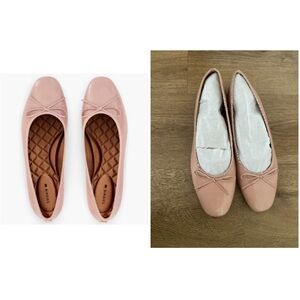 NWOT Birdies The Songbird Blush Pink Patent Leather Ballet flats